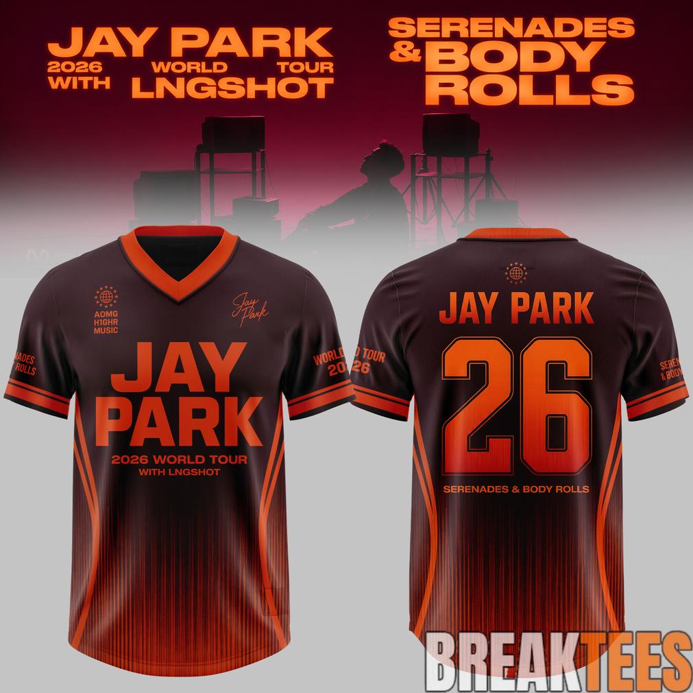 JAY PARK 2026 World Tour x LNGSHOT ‘Serenades & Body Rolls’ Special Edition Football Jersey
