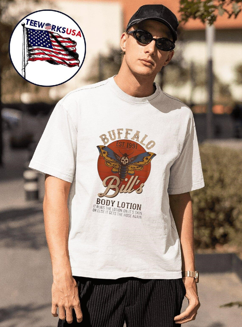 Buffalo Est 1991 Bill’s Body Lotion It Rubs The Lotion On Its Skin Or Else It Gets The Hose Again Shirt