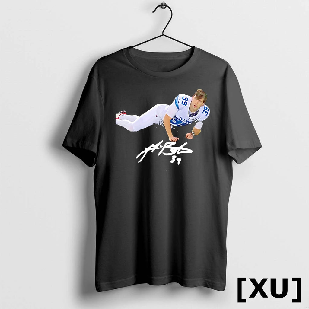 Jake Bates Detroit Lions Retro Signature Tshirts Sweater