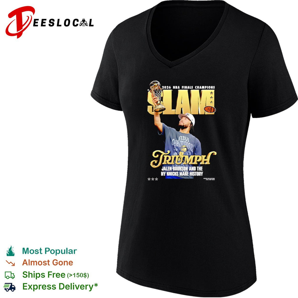 Jalen Brunson and the NY Knicks 2026 NBA Finals Champions shirt