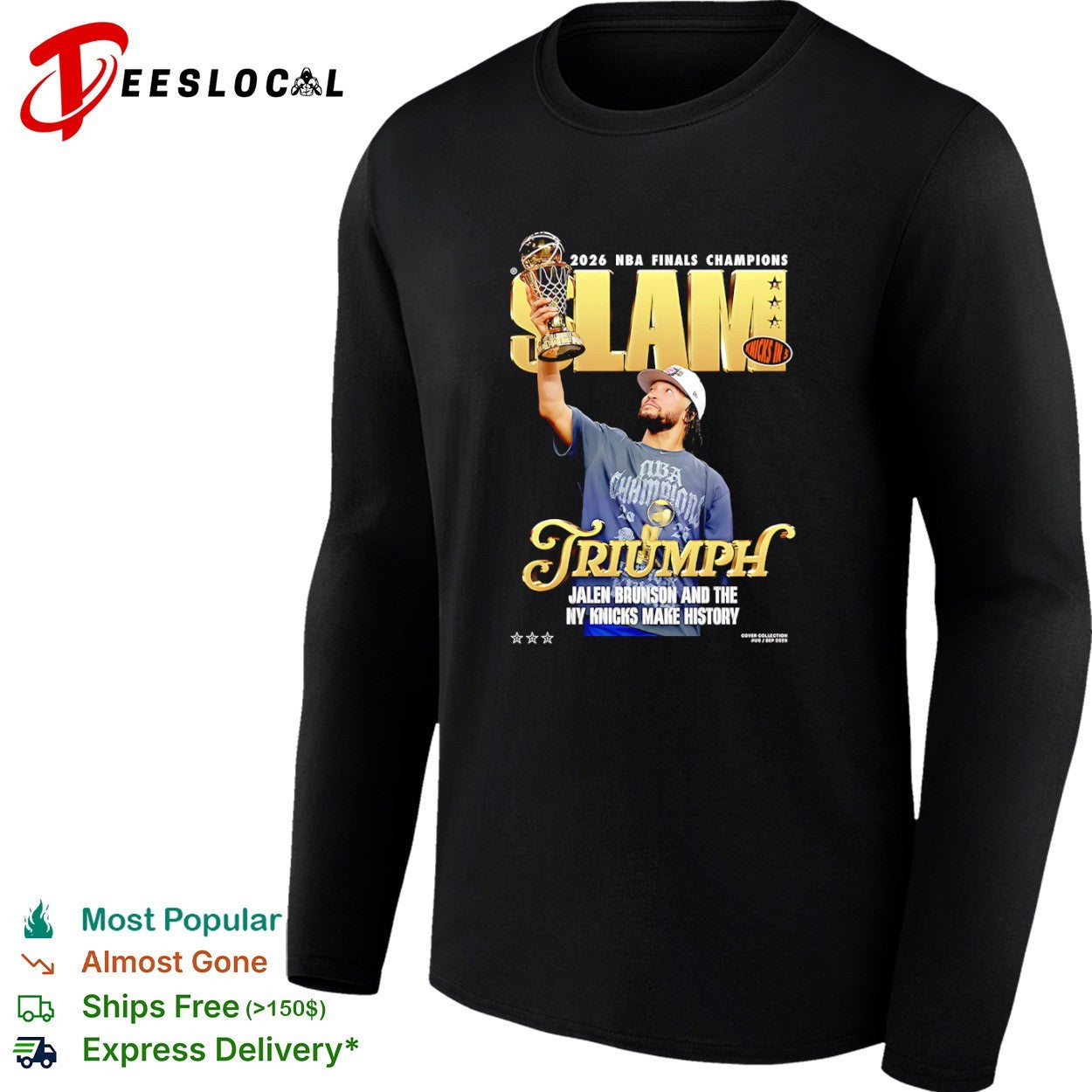 Jalen Brunson and the NY Knicks 2026 NBA Finals Champions shirt