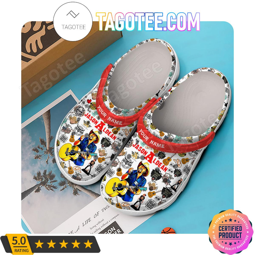Jason Aldean Custom Crocs Clogs