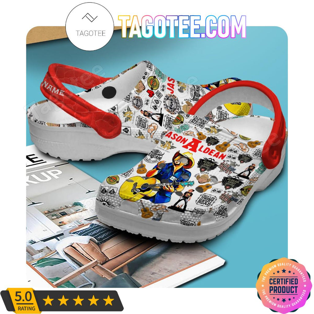 Jason Aldean Custom Crocs Clogs
