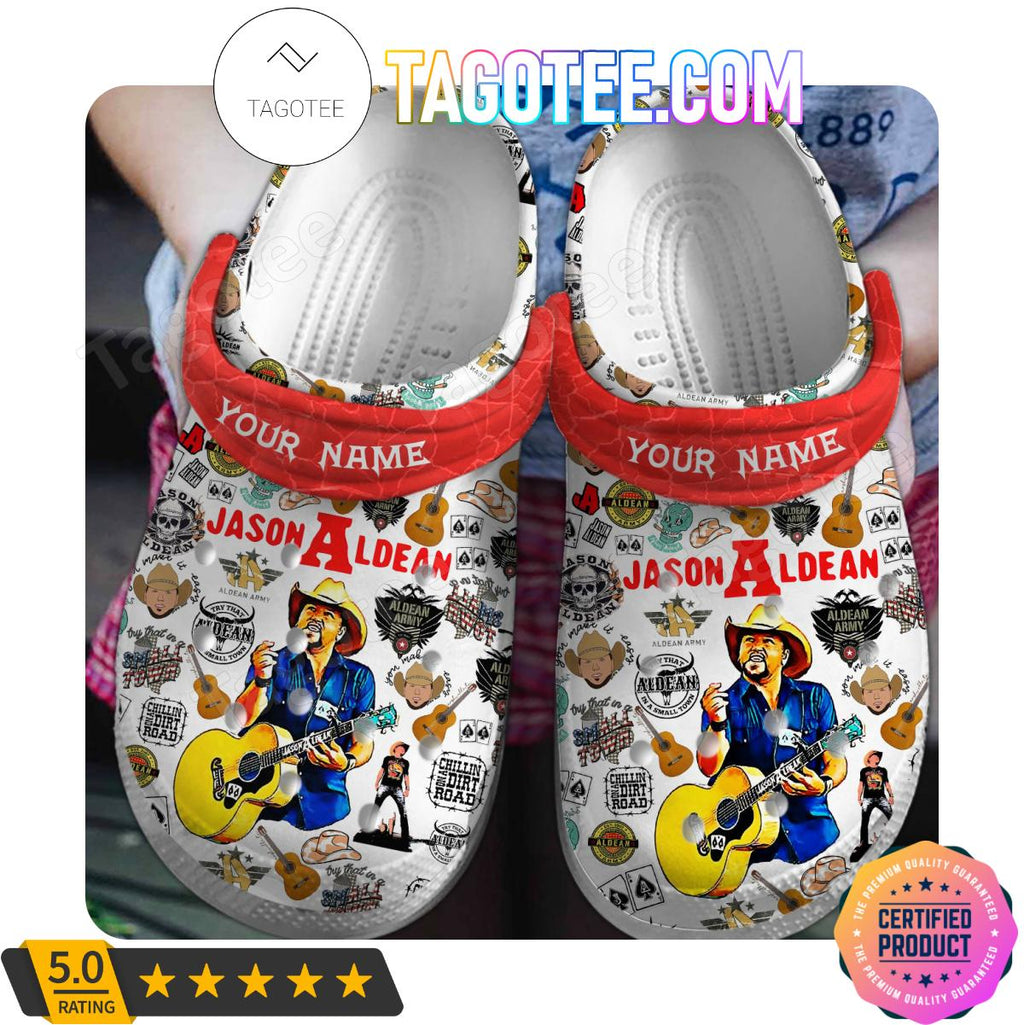 Jason Aldean Custom Crocs Clogs