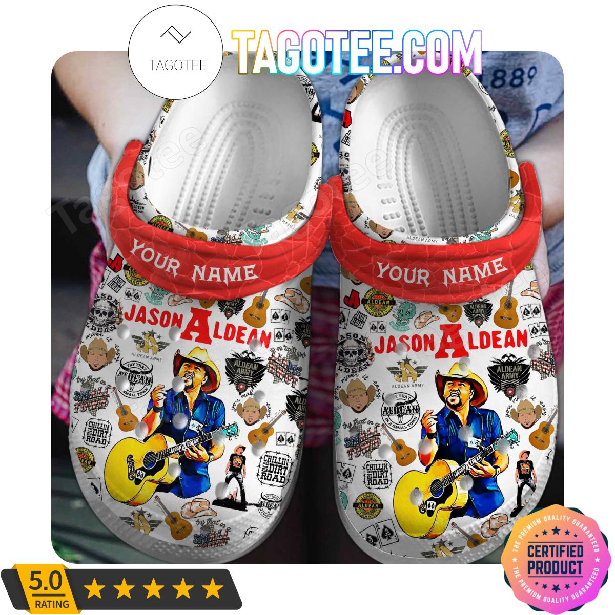 Jason Aldean Custom Crocs Clogs