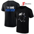 Jay Z 30th Reasonable Doubt 25th Blueprint 96 and forever Yankee Stadium graphic shirt