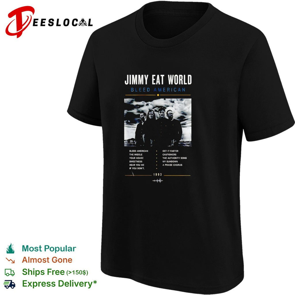 Jimmy Eat World Bleed American 1993 Band Tour shirt
