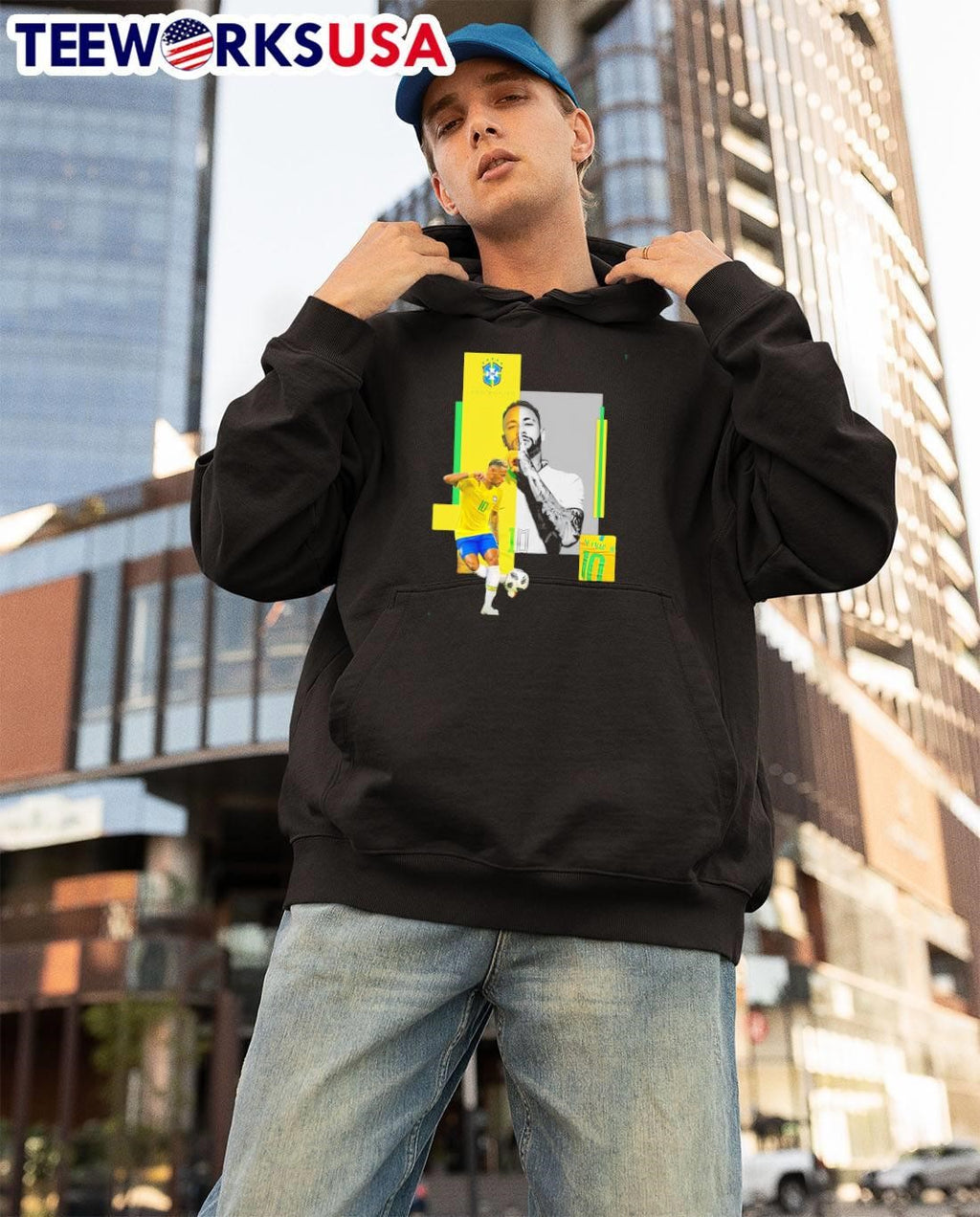 Jogo Bonito Neymar Jr Playing Ball CBF T-Shirt