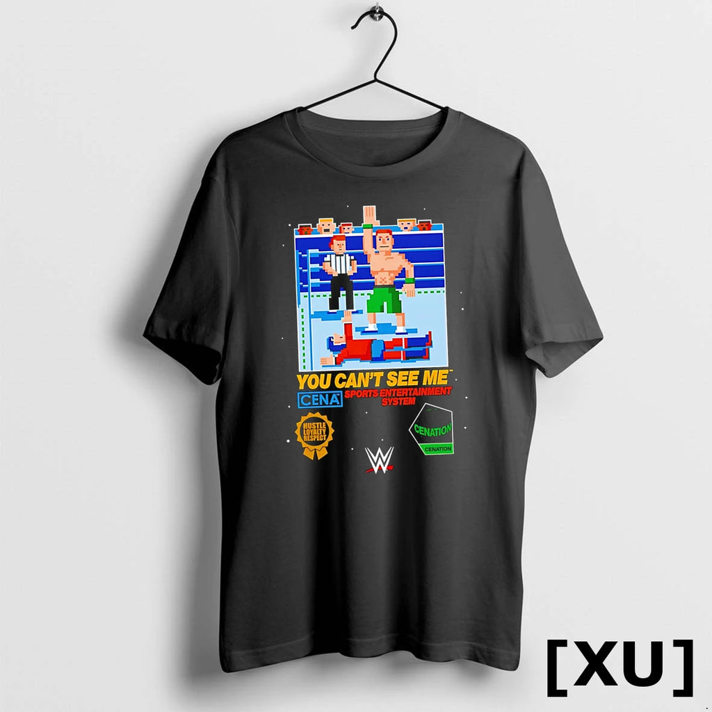 John Cena You Cant See Me Sports Entertainment System Video Games Tshirts Sweater