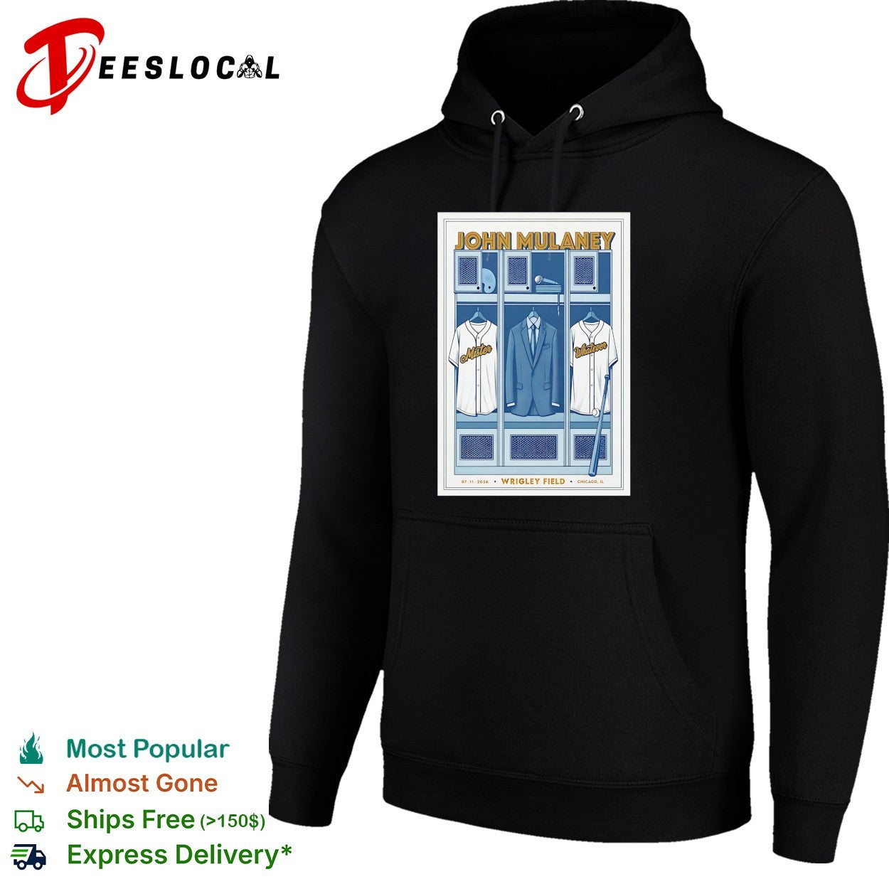 John Mulaney Mister Whatever locker room baseball jerseys Wrigley Field shirt
