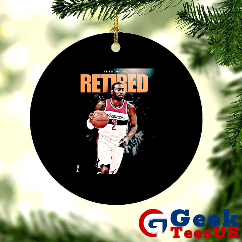 John Wall announced he is officially retiring from basketball after 11 years in the NBA shirt
