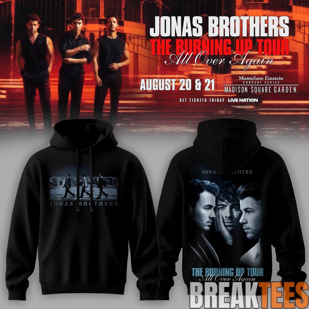 Jonas Brothers – The Burning Up Tour 2026 Limited Edition Hoodie