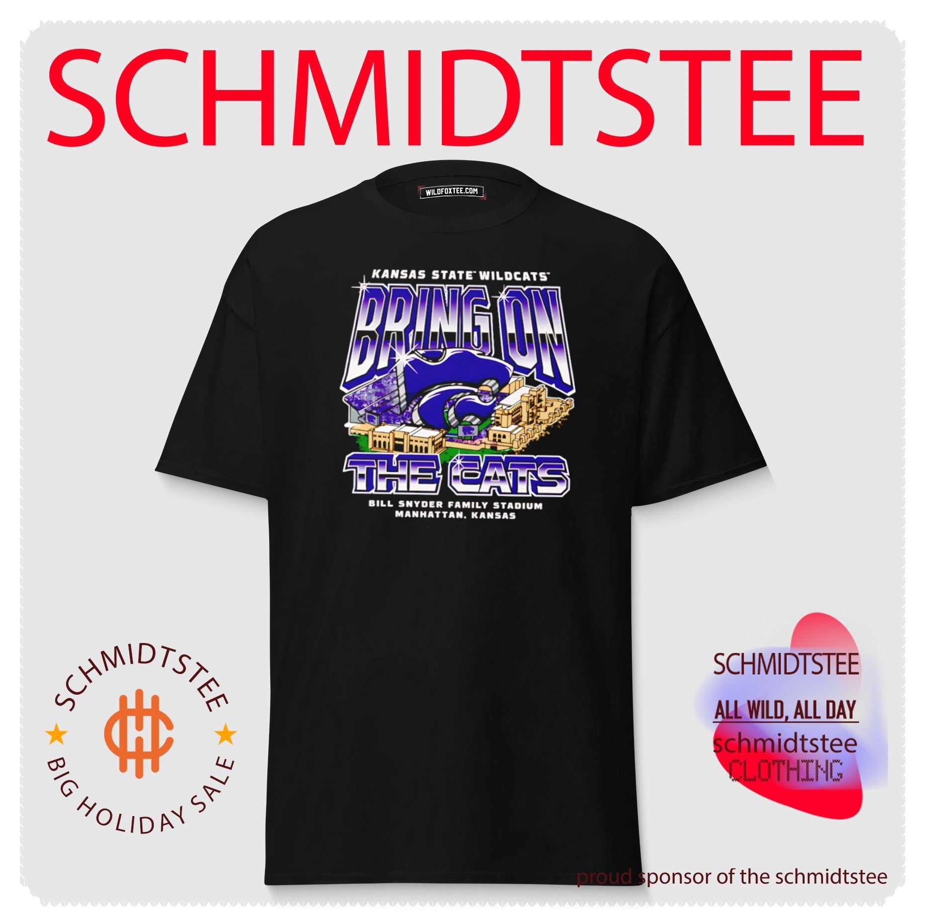 K-State Football Bring on the Cats Vintage shirt