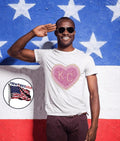 KC heart shape frosting decoration birthday party shirt