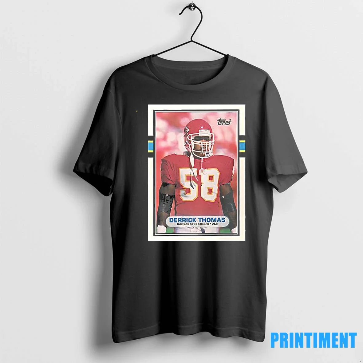 Kansas City Chiefs Derrick Thomas Trading Card Tshirts Sweater Unisex , , , Long Sleeve Tee