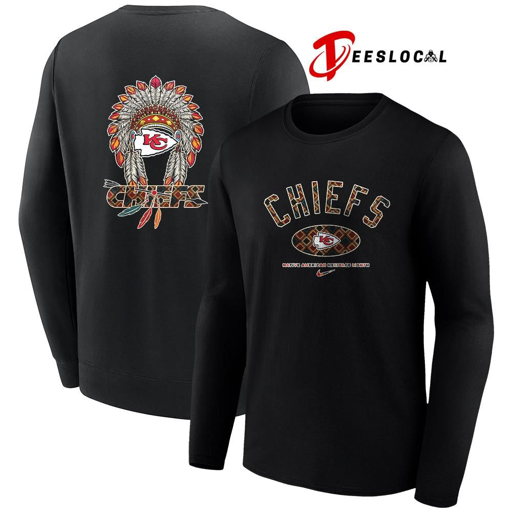 Kansas City Chiefs x Native American heritage month logo shirt