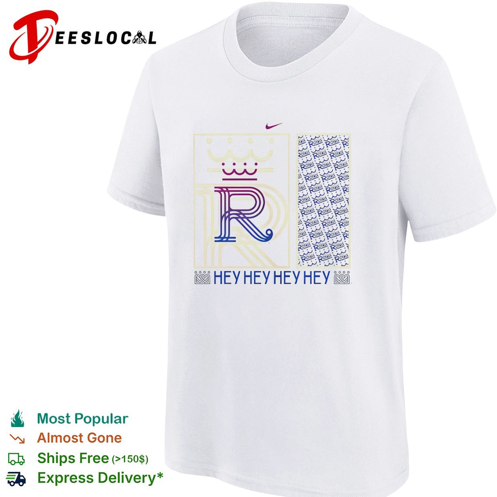 Kansas City Royals Hey Hey Hey Hey R Logo shirt