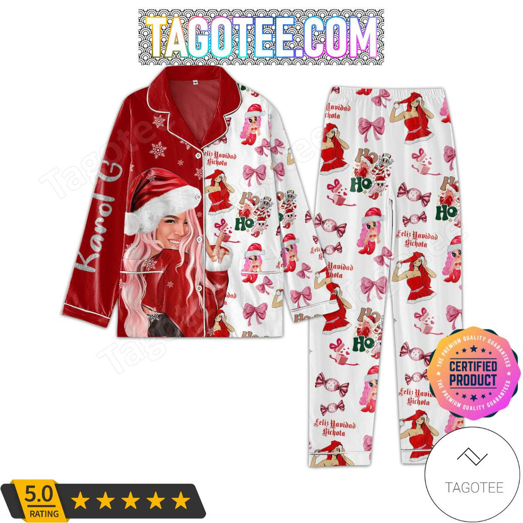 Karol G Christmas Pajamas Set PJ Shirt, Pant