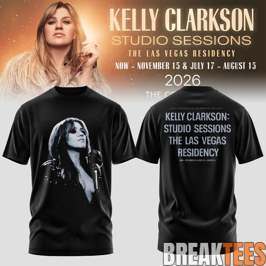 Kelly Clarkson Studio Sessions The Las Vegas Residency 2026 Special Tee