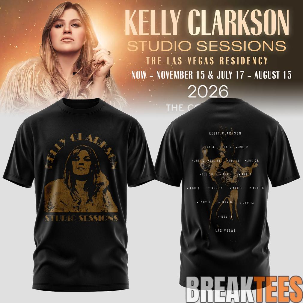 Kelly Clarkson Studio Sessions The Las Vegas Residency 2026 Special Tee