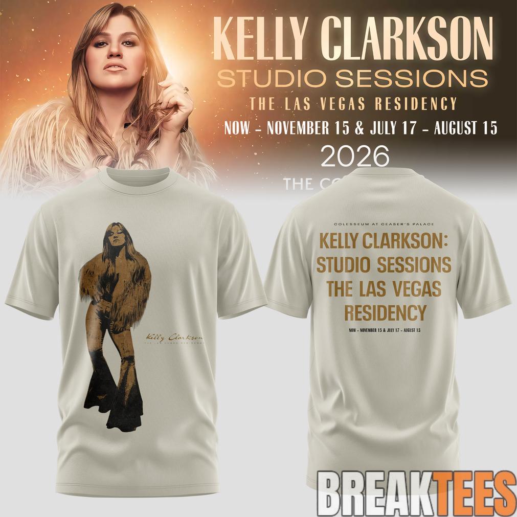 Kelly Clarkson Studio Sessions The Las Vegas Residency 2026 Special Tee
