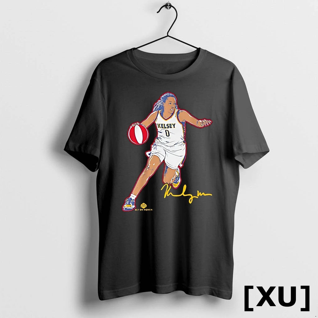 Kelsey Mitchell Superstar Pose Indiana Fever Tshirts Sweater