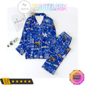 Kentucky Wildcats Love Pattern Sleepwear Pajama Pjs Set