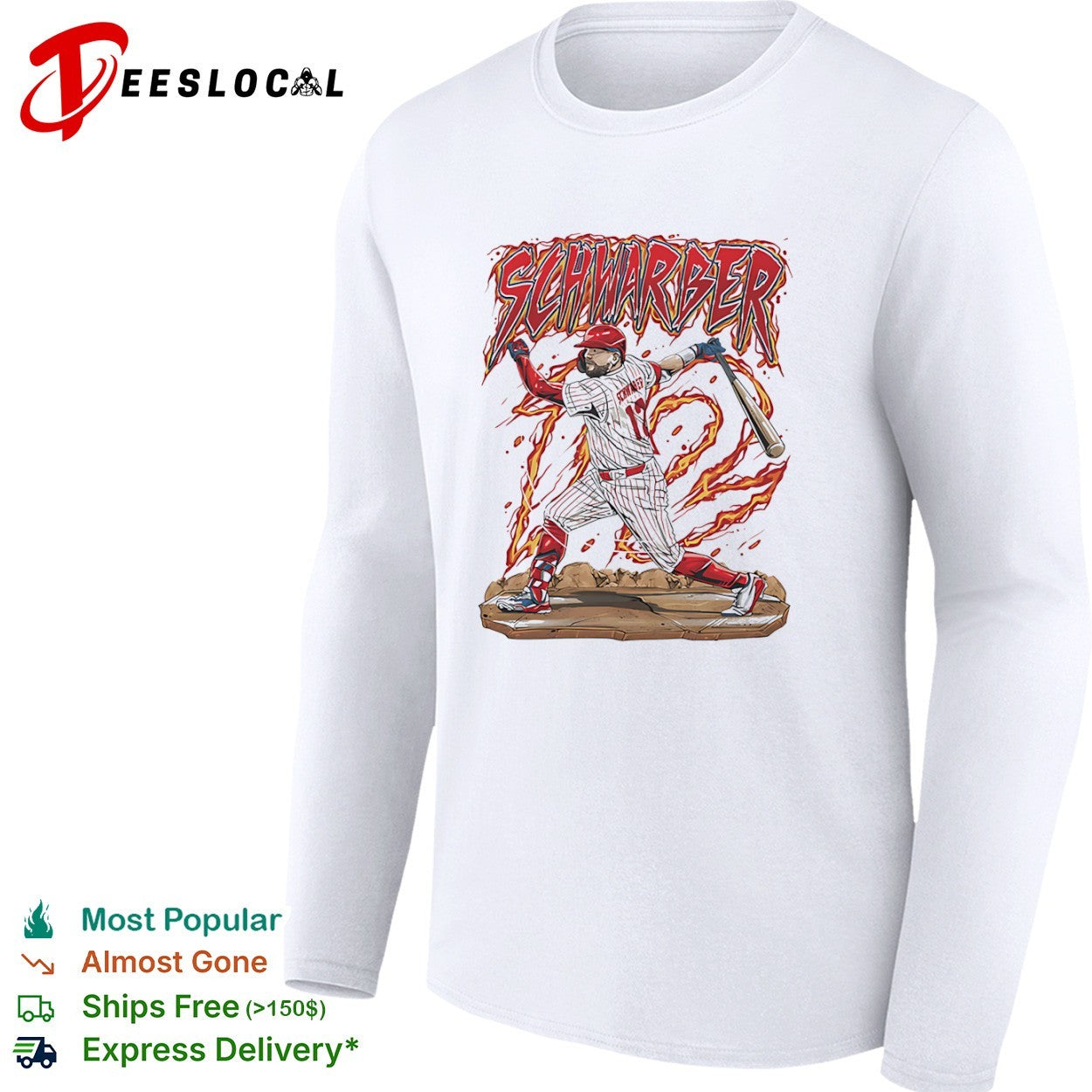 Kyle Schwarber Philadelphia Phillies 12 Baseball Player shirt