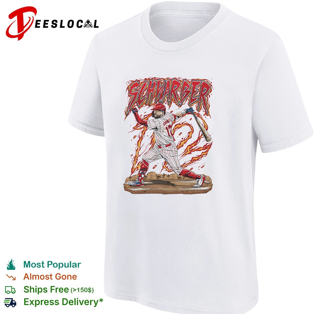 Kyle Schwarber Philadelphia Phillies 12 Baseball Player shirt