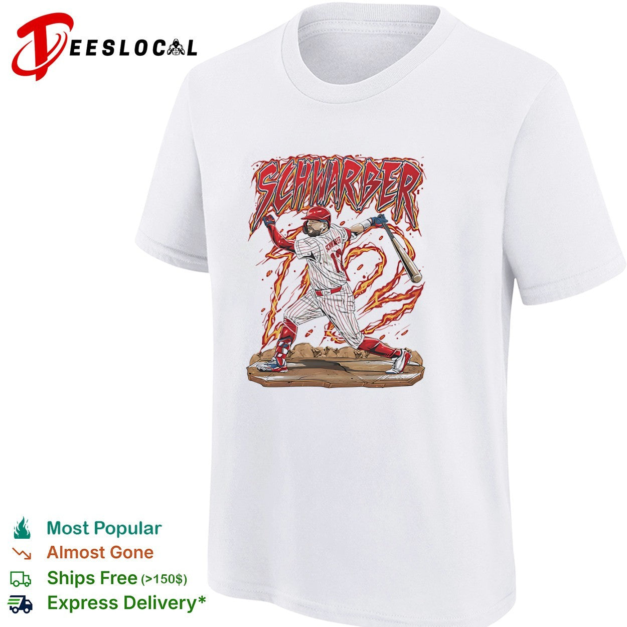 Kyle Schwarber Philadelphia Phillies 12 Baseball Player shirt