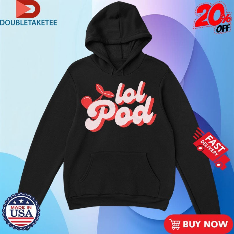 Official LOL Podcast Cherry Logo Shirts Unisex , , , Long Sleeve Tee