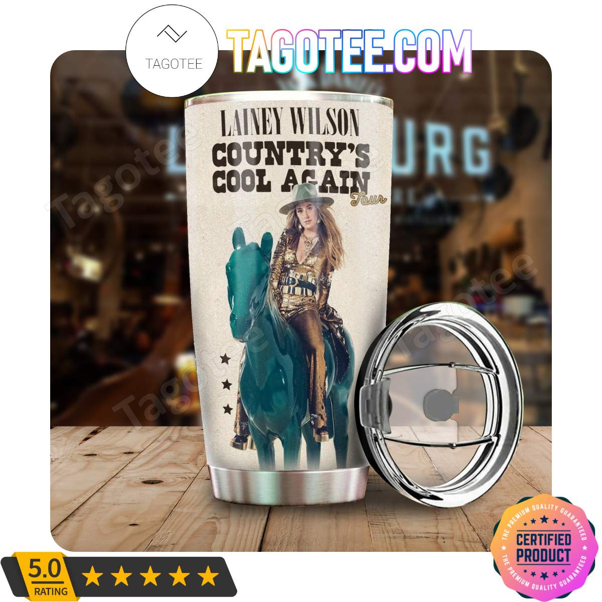 Lainey Wilson Country’s Cool Again Tour Tumbler
