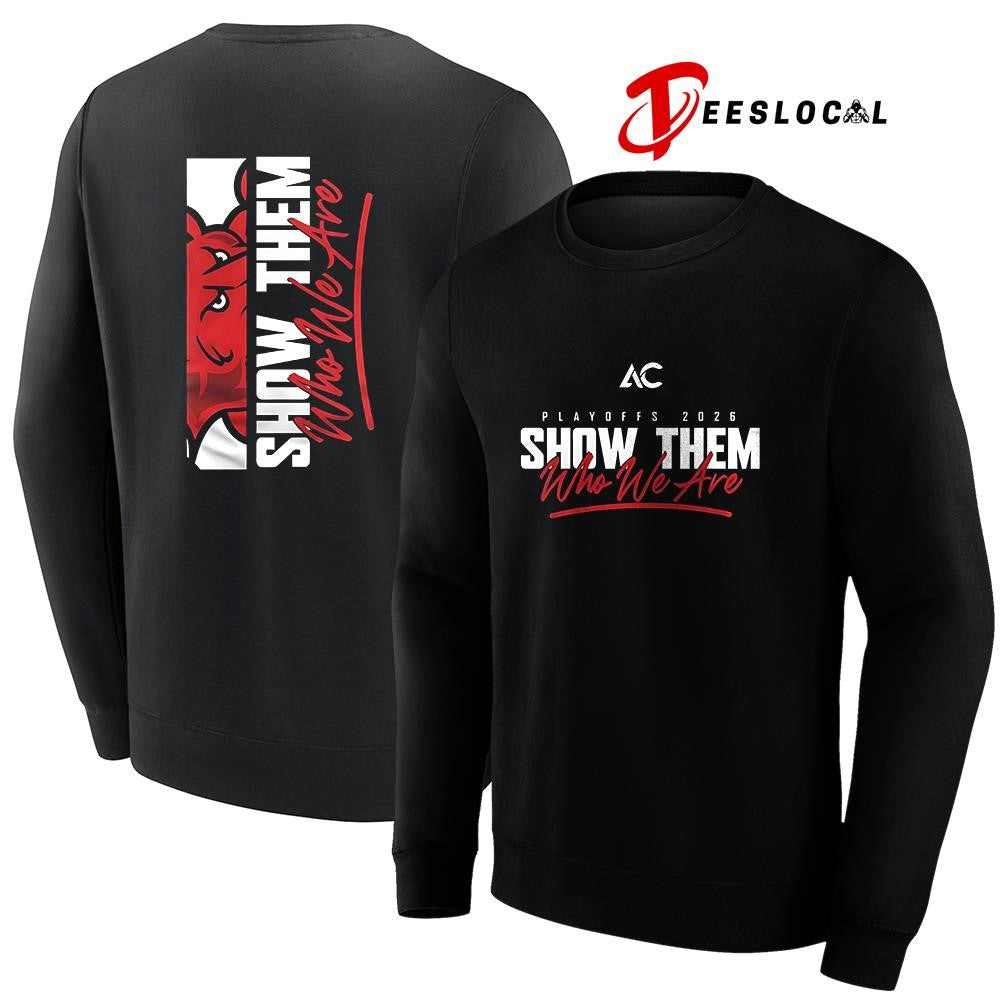Leones de Ponce x Todos De Blanco show them who we are mascot circle shirt