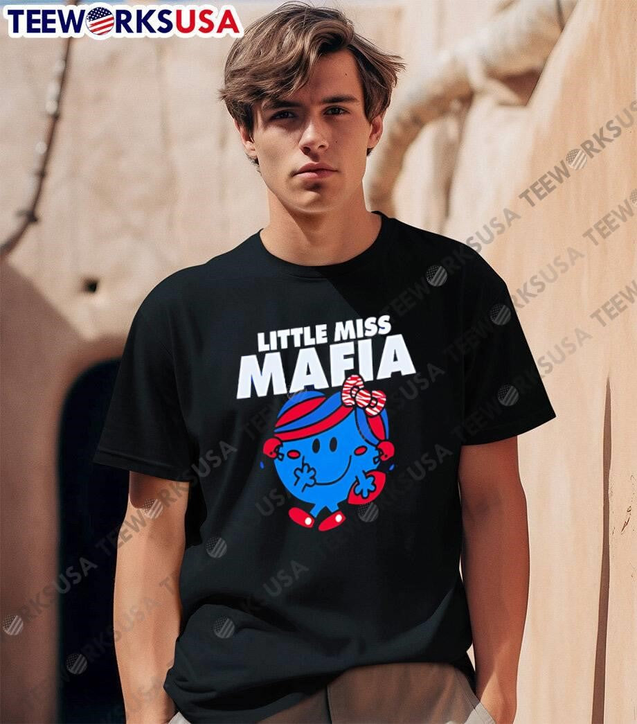 Little Miss Mafia Football Player T-Shirt