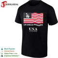 Los Angeles Dodgers USA 1776-2026 Patriotic shirt