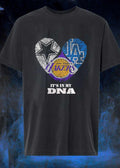 Los Angeles Sports Fan Apparel It Is in My DNA Cowboys Dodgers Lakers shirt