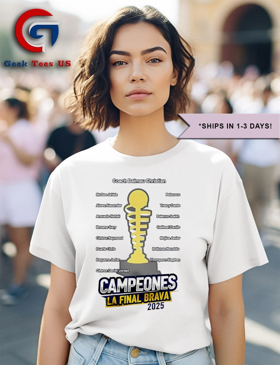 Los Vaqueros de Bayamón Son Los CAMPEÓNES de La Final Brava 2025 shirt