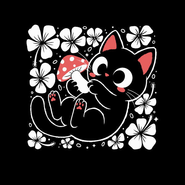 Lucky Mushroom Cat