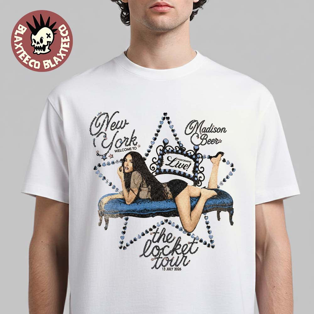 Madison Beer The Locket Tour New York 2026 Exclusive Tee On 13 July 2025 T-Shirt