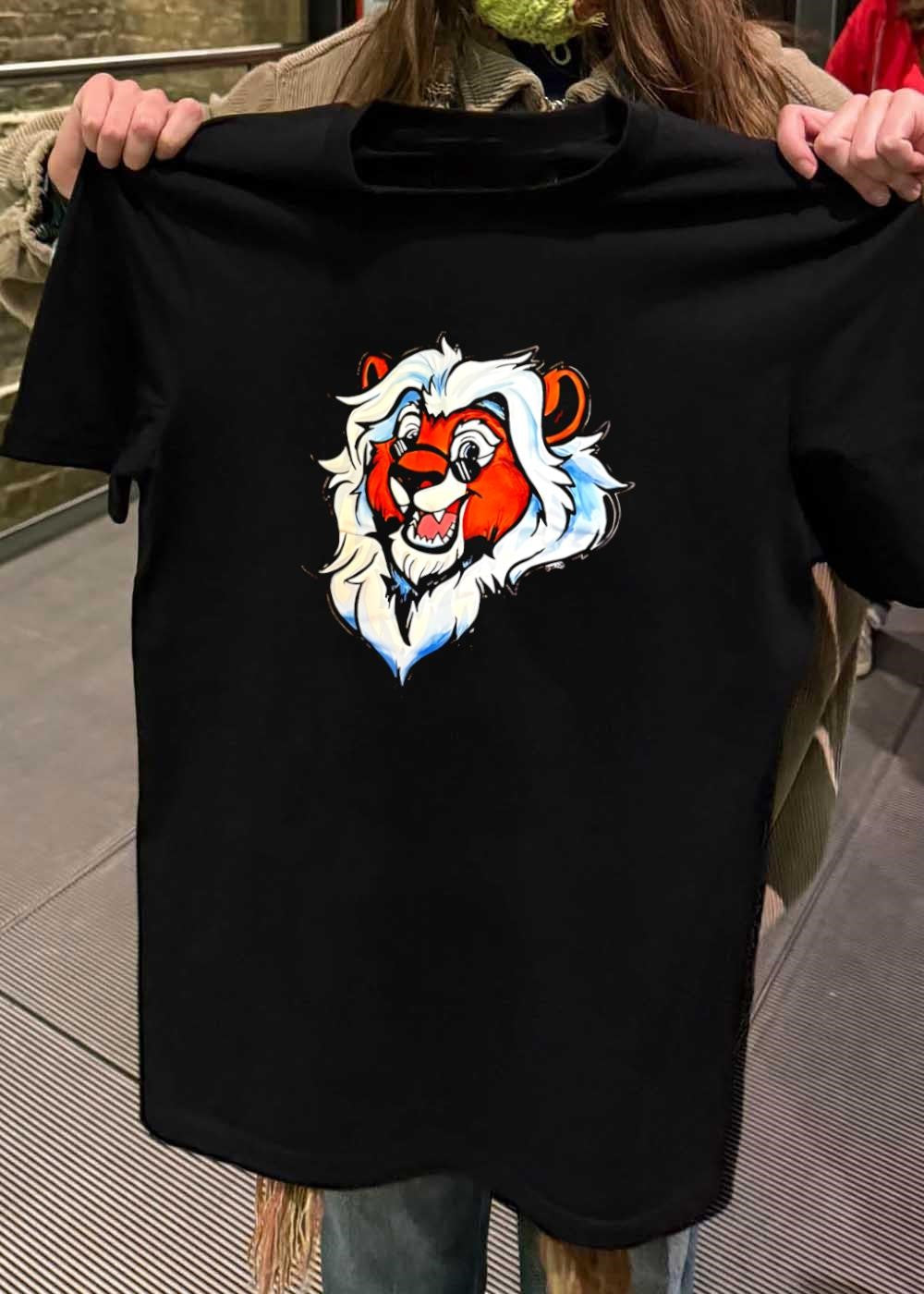 Mascot Apparel Lion Mascot Roaring shirt