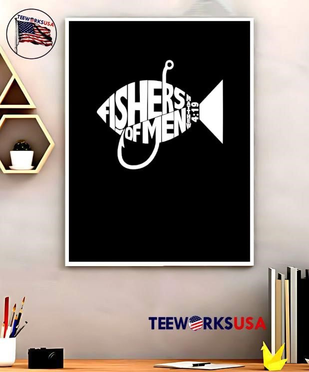 Matthew 4’19 Fishers of Men Christian Religious T-Shirt
