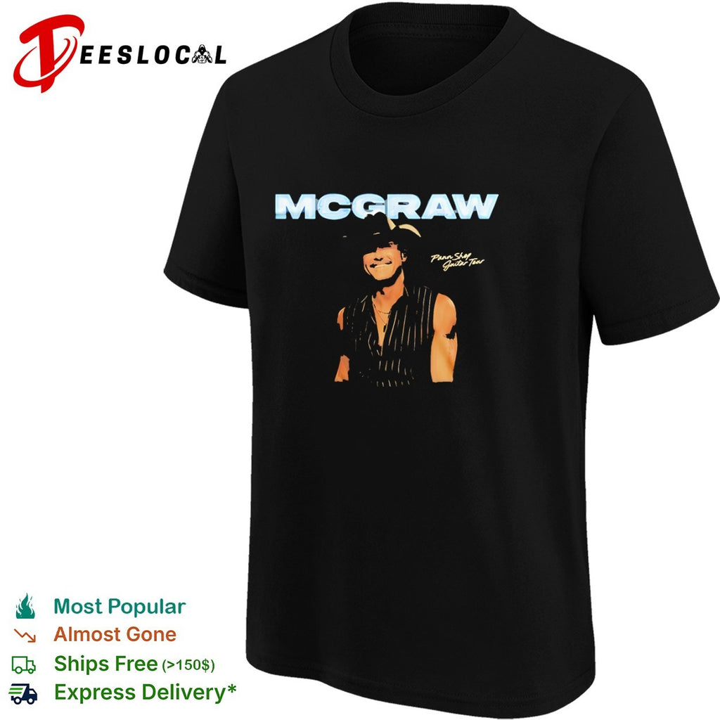 McGraw Pawn Shop Guitar Tour Country Music shirt