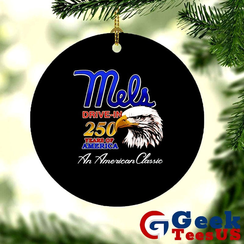 Mels Drive In 250 Years Of America An American Classic Patriotic Eagle T-shirt