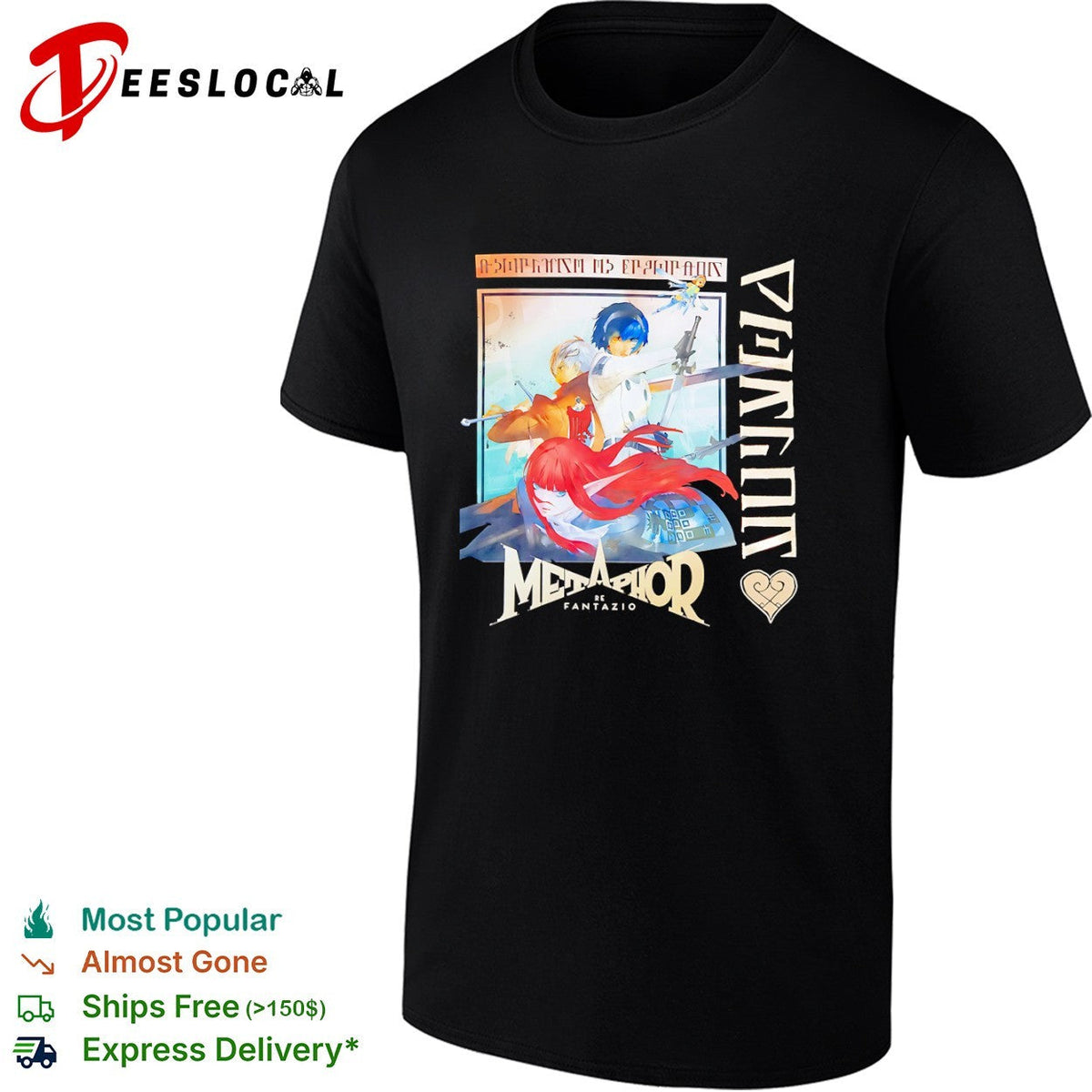 Metaphor Refantazio Characters Tee Unisex T-shirt, Sweatshirt, Hoodie (1)