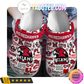 Miami Redhawks Go Redhawks Crocs Clogs