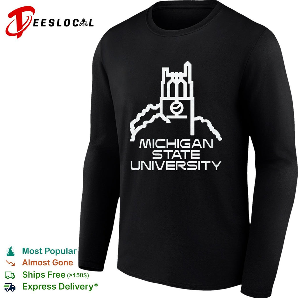 Michigan State University Distressed Logo shirt
