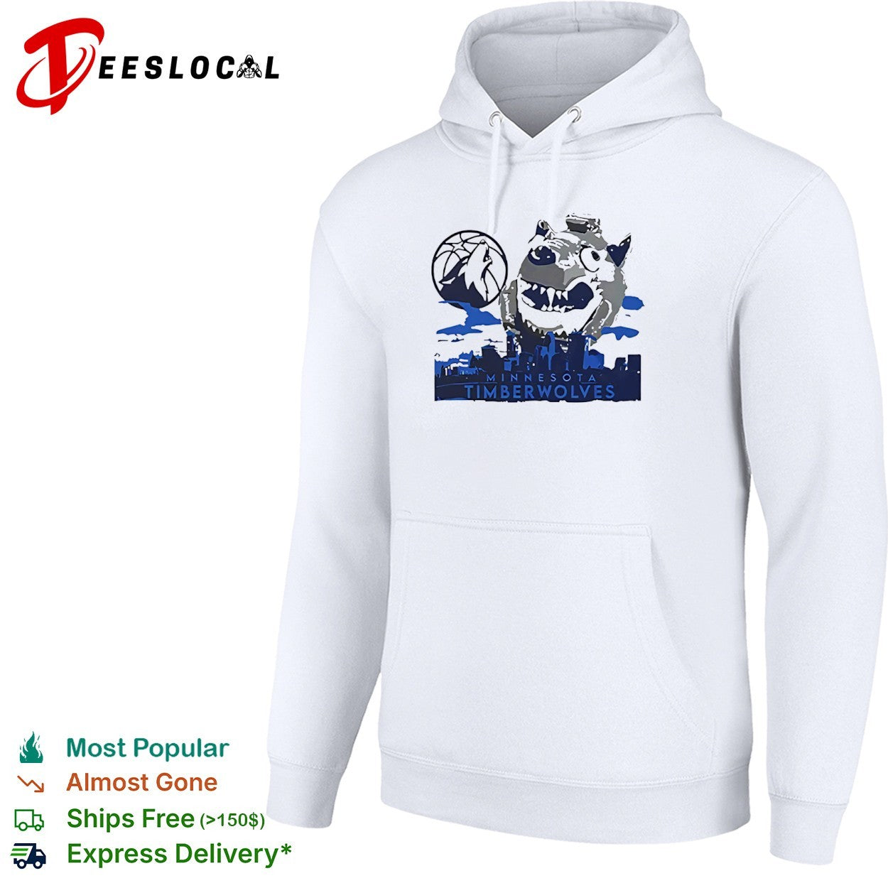 Minnesota Timberwolves Basketball Logo and Mascot shirt