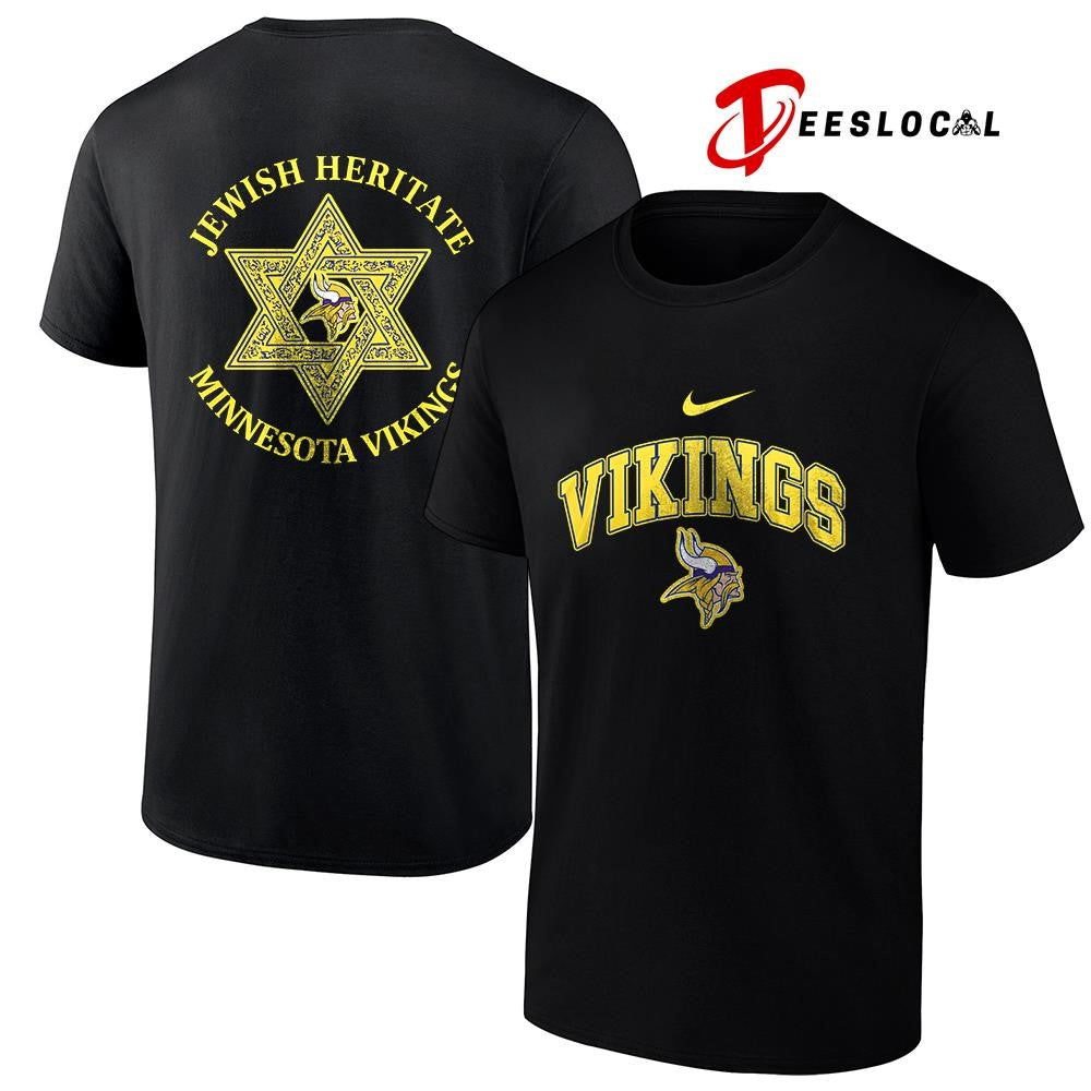 Minnesota Vikings Jewish heritage logo shirt