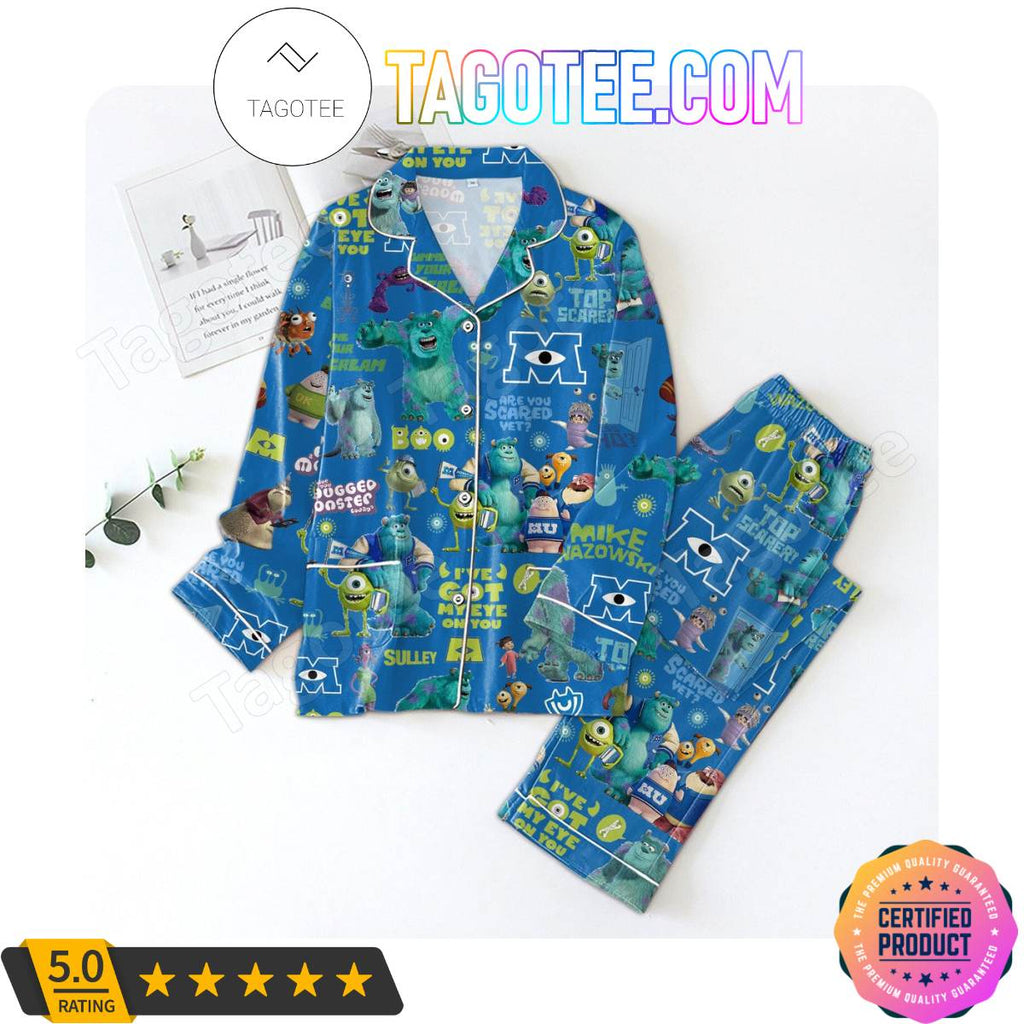 Monsters Inc I’ve Got My Eye On You Pajama Sets Sleepwear