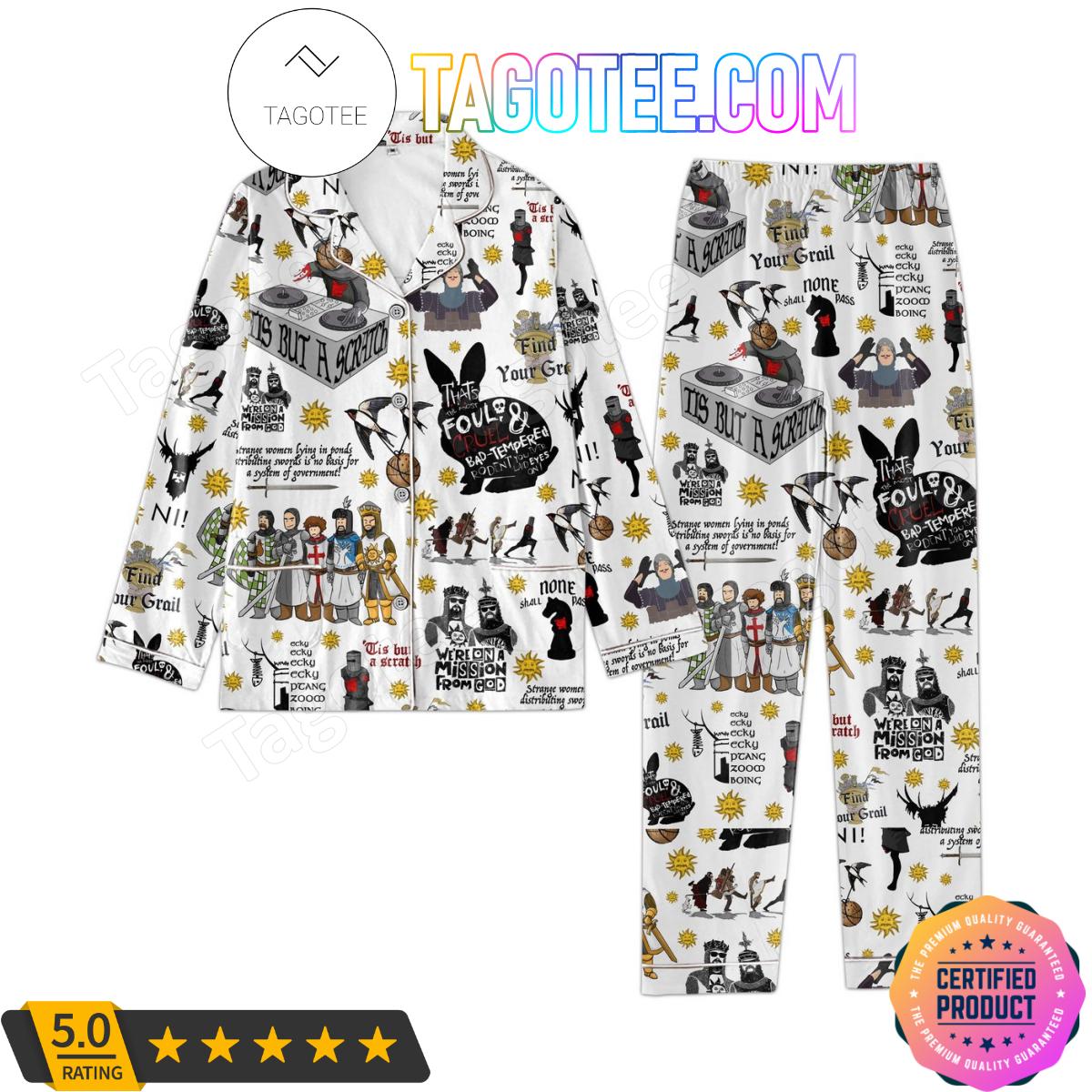 Monty Python And The Holy Grail We’re On A Mission From God Women’s Pajamas Set